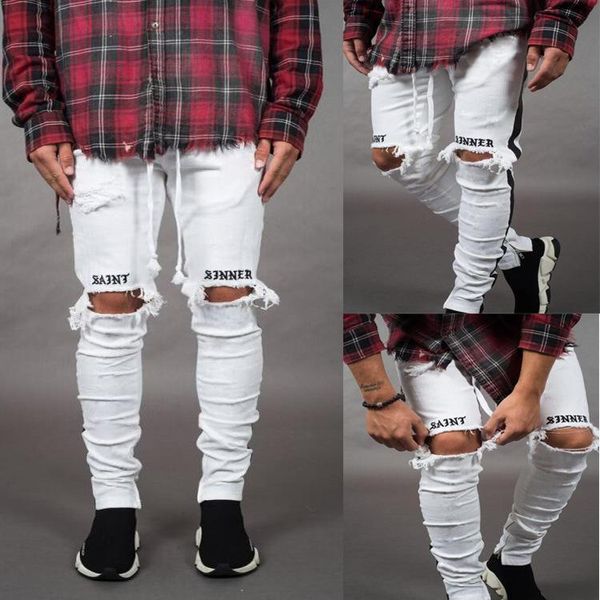 men's jeans pantalon jean hombre mode homme broken pantalones mezclilla side webbing hip hop de black white men, Blue
men's jeans pantalon jean hombre mode homme broken pantalones mezclilla side webbing hip hop de black white men, Blue