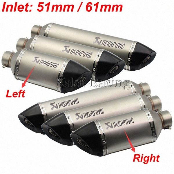 inlet 51mm 61mm motorcycle exhaust muffler pipe akrapovic universal motorbike right and left side escape slip on tmax530 tmax500 lbbw#
inlet 51mm 61mm motorcycle exhaust muffler pipe akrapovic universal motorbike right and left side escape slip on tmax530 tmax500 lbbw#
