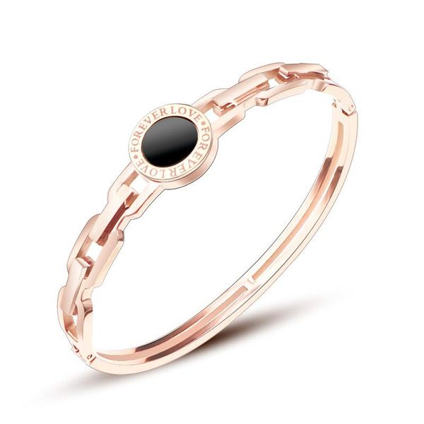 korean style gold color stainless steel couple bracelets for women fashion forever love men bangles pulseras 2021 new jewelry, Black
korean style gold color stainless steel couple bracelets for women fashion forever love men bangles pulseras 2021 new jewelry, Black