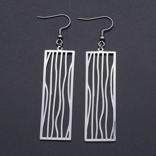 stud 100% stainless steel fashion geometric square water wave earring for women wholesale birthday gift drop, Golden;silver
stud 100% stainless steel fashion geometric square water wave earring for women wholesale birthday gift drop, Golden;silver