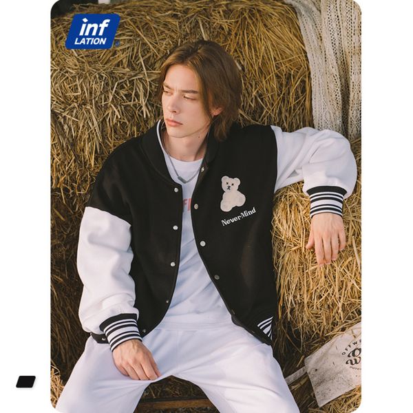 inflation furry bear varsity strewear baseball men oversized hip hop bomber et couple outerwear, Black;brown
inflation furry bear varsity strewear baseball men oversized hip hop bomber et couple outerwear, Black;brown