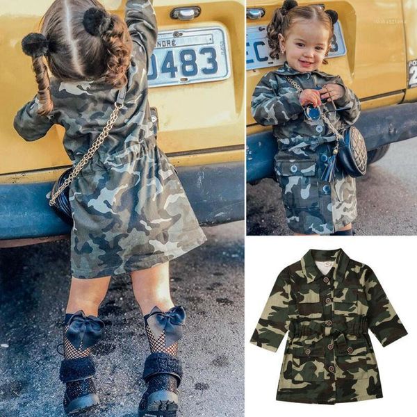 coat toddlers girls kids trench camouflage long casual jacket for outwear dress autumn clothes 1-6y1, Blue;gray
coat toddlers girls kids trench camouflage long casual jacket for outwear dress autumn clothes 1-6y1, Blue;gray