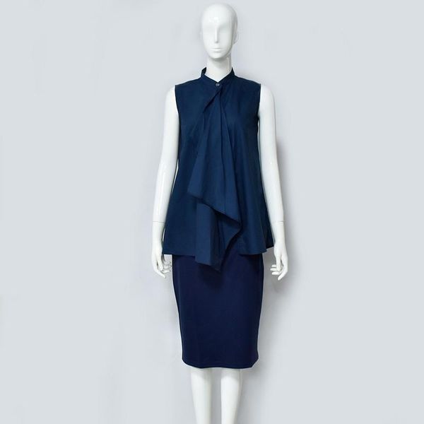 women's blouses & shirts vest sleeveless shirt solid color stand-up collar ruffled blouse niche is thin, wearing slim satin silk, White
women's blouses & shirts vest sleeveless shirt solid color stand-up collar ruffled blouse niche is thin, wearing slim satin silk, White