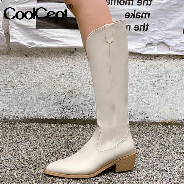 coolcept size 31-44 women long boots pointed toe zipper women winter knee high boots fashion cool shoes woman footwear, Black
coolcept size 31-44 women long boots pointed toe zipper women winter knee high boots fashion cool shoes woman footwear, Black