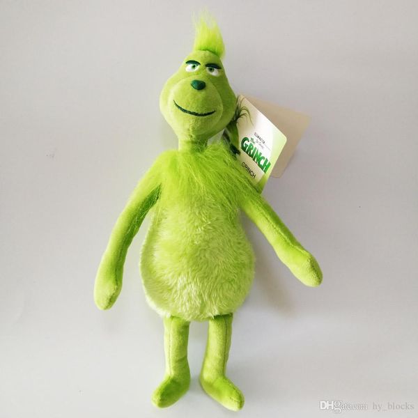 100% Cotton 11.8" 30cm How The Grinch Stole Christmas Plush Toy Animals For Child Holiday Gifts Noom021