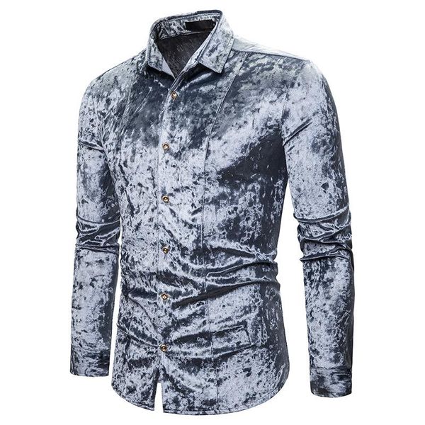 tide autumn men solid color flannel velour casual dress shirt fashion wedding party slim fit long sleeve shirts chemise homme, White;black
tide autumn men solid color flannel velour casual dress shirt fashion wedding party slim fit long sleeve shirts chemise homme, White;black