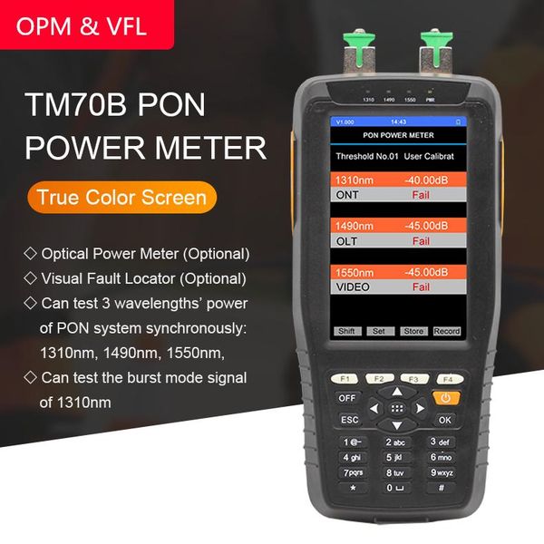 dhl shipping pon optical power meter+vfl high precision network detector ftth online tester pon test instrument 1310/1490/1550nm
dhl shipping pon optical power meter+vfl high precision network detector ftth online tester pon test instrument 1310/1490/1550nm