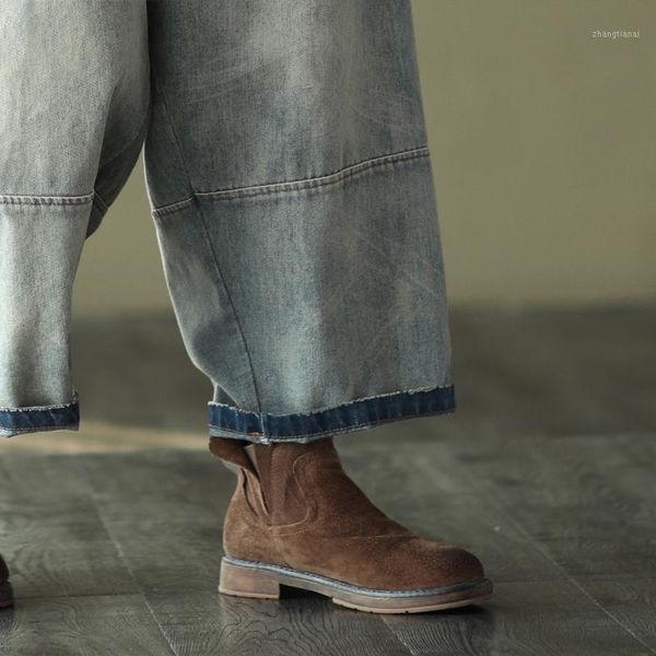 2020 autumn winter jeans women retro loose all-match denim pants ladies new elastic waist button spliced casual trousers1, Blue
2020 autumn winter jeans women retro loose all-match denim pants ladies new elastic waist button spliced casual trousers1, Blue