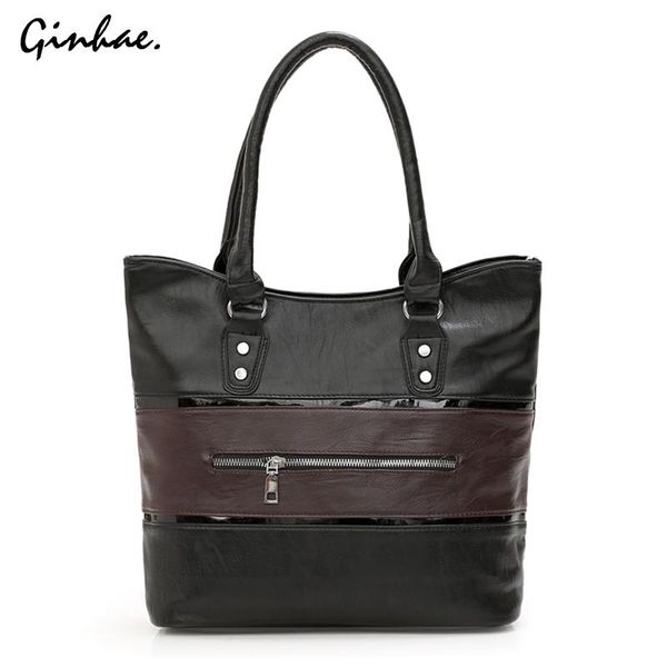 luxury big patchwork handle bag womans large capacity soft leather handbag women fashion shopping bag ladies casual tote
luxury big patchwork handle bag womans large capacity soft leather handbag women fashion shopping bag ladies casual tote