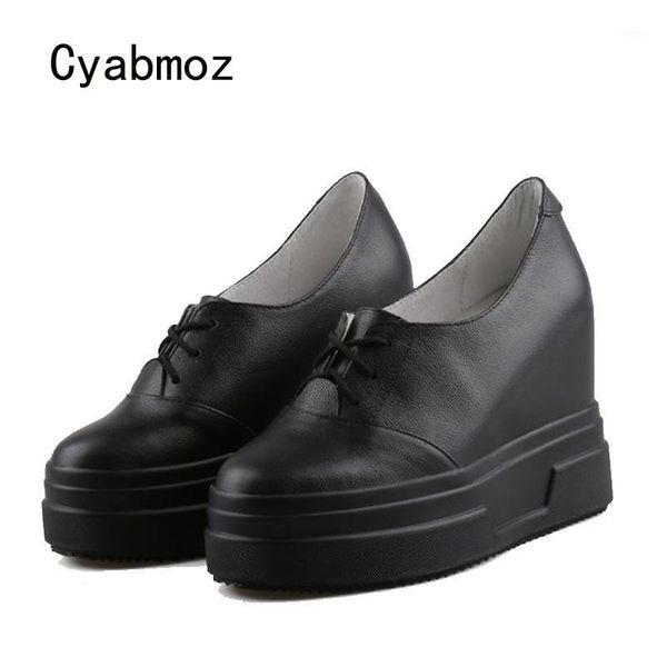 cyabmoz genuine leather height increasing shoes woman high heels women pumps platform party shoes zapatos mujer tenis feminino1, Black
cyabmoz genuine leather height increasing shoes woman high heels women pumps platform party shoes zapatos mujer tenis feminino1, Black