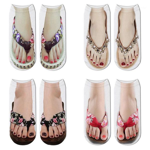 new 3d printed ladies beach slippers pattern short socks summer women kawaii sandals slippers ankle socks calcetines mujer1, Black;white
new 3d printed ladies beach slippers pattern short socks summer women kawaii sandals slippers ankle socks calcetines mujer1, Black;white