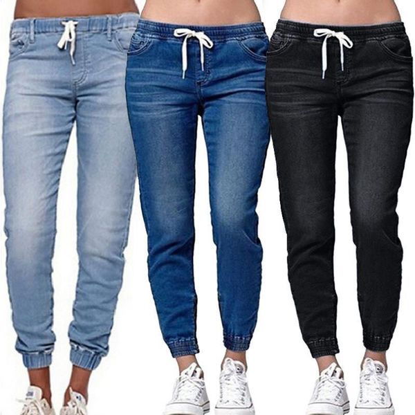 women pencil pants vintage elasitic waist mom jeans female casual denim jeans low waist trousers drawstring mujer, Blue
women pencil pants vintage elasitic waist mom jeans female casual denim jeans low waist trousers drawstring mujer, Blue