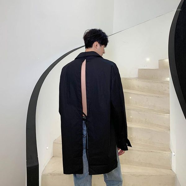 men back hollow long sleeve casual black white shirt man women vintage fashion harajuku streetwear loose shirts1, White;black
men back hollow long sleeve casual black white shirt man women vintage fashion harajuku streetwear loose shirts1, White;black