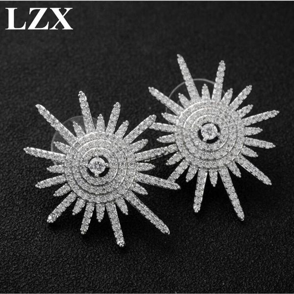 stud lzx trendy sparkling paved setting tiny cubic zirconia earrings with white gold-color for women fashion party jewelry, Golden;silver
stud lzx trendy sparkling paved setting tiny cubic zirconia earrings with white gold-color for women fashion party jewelry, Golden;silver