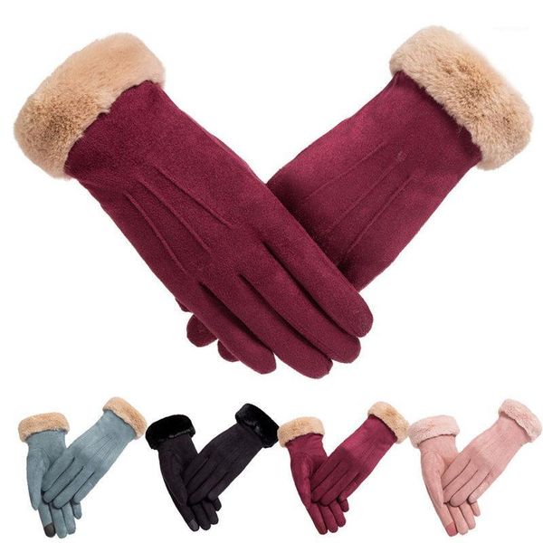 Womens Fashion Winter Solid Full Finger Hand Outdoor Sport Warm Gloves Mitten luvas guantes eldiven handschoenen 40FE201, Blue;gray
Womens Fashion Winter Solid Full Finger Hand Outdoor Sport Warm Gloves Mitten luvas guantes eldiven handschoenen 40FE201, Blue;gray