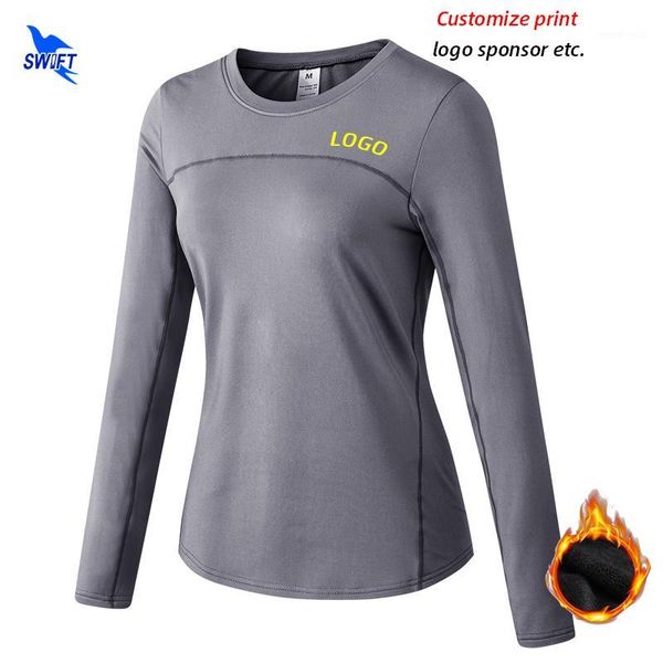 yoga outfits customize logo women long sleeve t-shirt winter fleece gym fitness stretch sportswear quick dry workout running tees1, White;red
yoga outfits customize logo women long sleeve t-shirt winter fleece gym fitness stretch sportswear quick dry workout running tees1, White;red