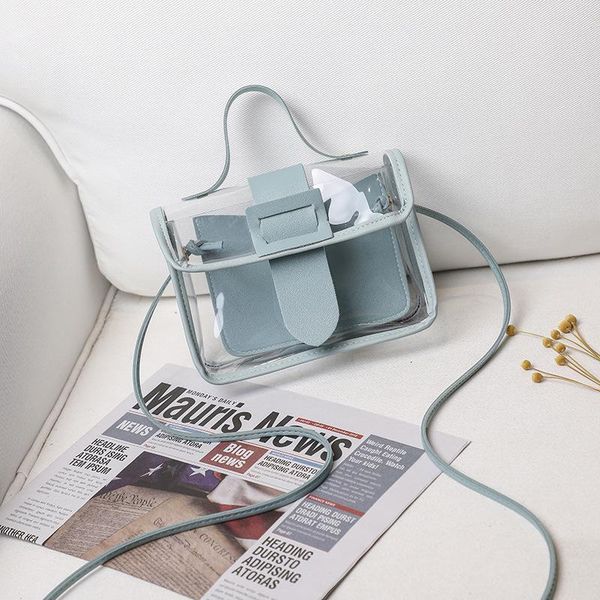 2020 spring summer fashion women's transparent square sling bag cool pvc shoulder bag messenger mobile sweet lady sac
2020 spring summer fashion women's transparent square sling bag cool pvc shoulder bag messenger mobile sweet lady sac