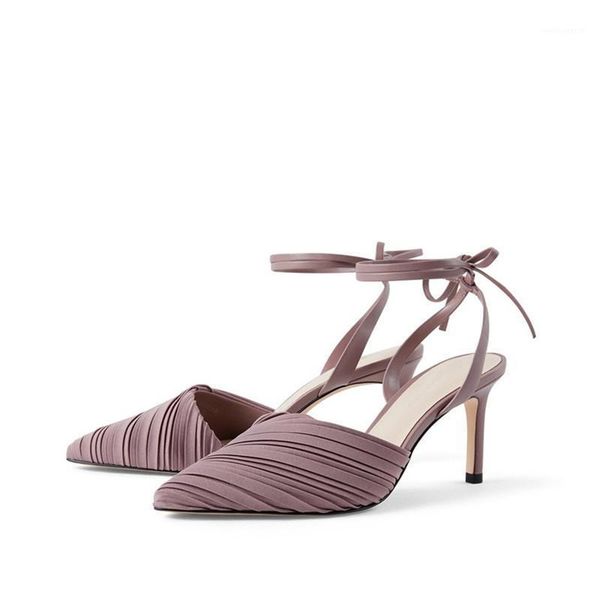 women's shoes 2021 new women's ruffled waves pointed high-heeled sandals stiletto single shoe multi-color bow shoes1, Black
women's shoes 2021 new women's ruffled waves pointed high-heeled sandals stiletto single shoe multi-color bow shoes1, Black