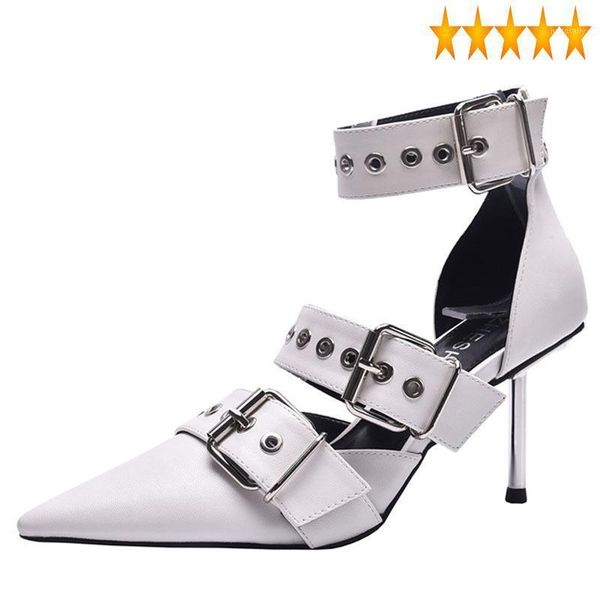 rivet female elegant office pointed toe high heels buckle shoes new real leather stiletto sandals women black luxury sandal1
rivet female elegant office pointed toe high heels buckle shoes new real leather stiletto sandals women black luxury sandal1