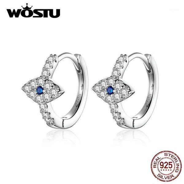 stud wostu 100% real 925 sterling silver earrings for women classic zircon lucky eye & gold color jewelry1, Golden;silver
stud wostu 100% real 925 sterling silver earrings for women classic zircon lucky eye & gold color jewelry1, Golden;silver