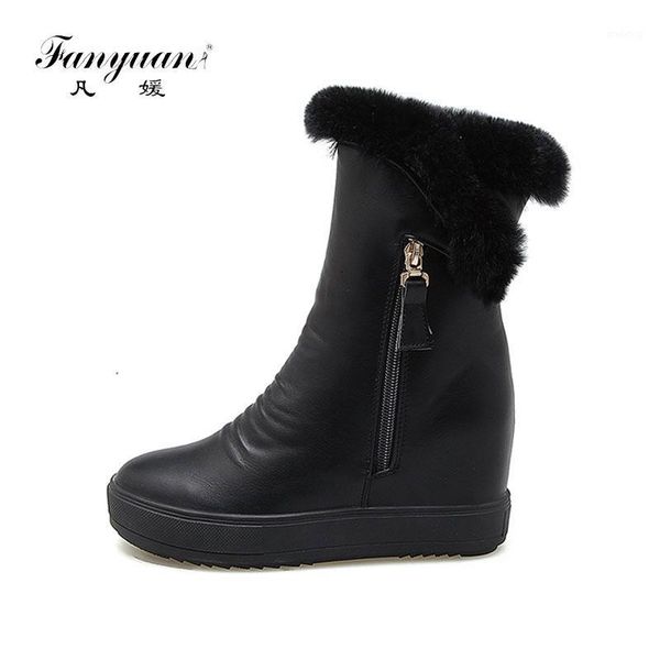 fanyuan solid warm plush hair snow boots women winter shoes height increasing zipper platform mid-calf boots botas mujer1, Black
fanyuan solid warm plush hair snow boots women winter shoes height increasing zipper platform mid-calf boots botas mujer1, Black