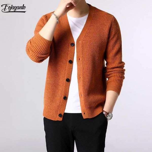 men's sweaters fojaganto men's solid color cardigan sweater comfortable warm men fashion wool blend male wild casual slim sweaters, White;black
men's sweaters fojaganto men's solid color cardigan sweater comfortable warm men fashion wool blend male wild casual slim sweaters, White;black