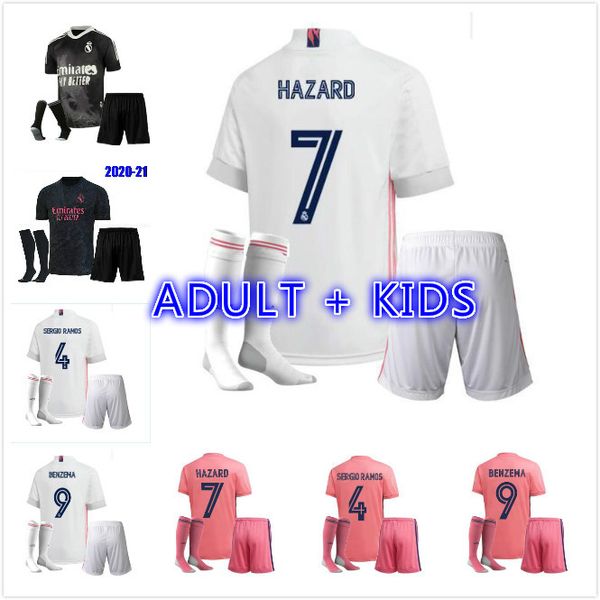 kids kit 20 21 real madrid soccer jersey kits 2020 2021 sergio ramos hazard jovic vinicius benzema modric football shirts man uniforms, Black;yellow
kids kit 20 21 real madrid soccer jersey kits 2020 2021 sergio ramos hazard jovic vinicius benzema modric football shirts man uniforms, Black;yellow