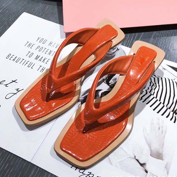 2022 fashion transparent heel slippers women slip on sandals open toes elegant flip flops spring summer dress shoes ladies orang, Black
2022 fashion transparent heel slippers women slip on sandals open toes elegant flip flops spring summer dress shoes ladies orang, Black