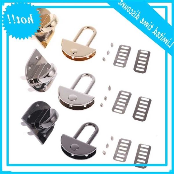 turn pure twist lock fasteners metal hardware clip close gespen for diy handbag, Black
turn pure twist lock fasteners metal hardware clip close gespen for diy handbag, Black