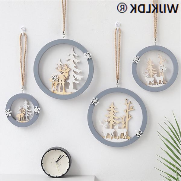 hanging elk decorations ornaments wooden christmas round tree decoration pendant new year navidad-s
hanging elk decorations ornaments wooden christmas round tree decoration pendant new year navidad-s