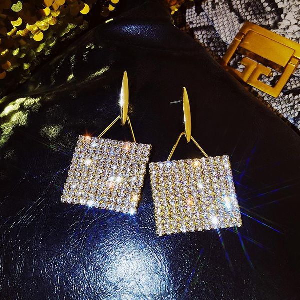stud temperament net red needle full drill earrings women european american fashion personality exaggeration simple long, Golden;silver
stud temperament net red needle full drill earrings women european american fashion personality exaggeration simple long, Golden;silver