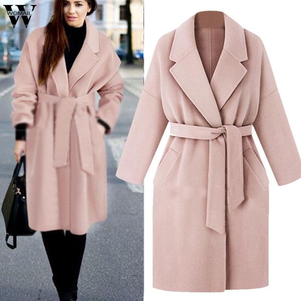 women's wool & blends womail turn-down collar women coat female warm slim jacket thick parka overcoat cotton solid winter outwear long, Black
women's wool & blends womail turn-down collar women coat female warm slim jacket thick parka overcoat cotton solid winter outwear long, Black