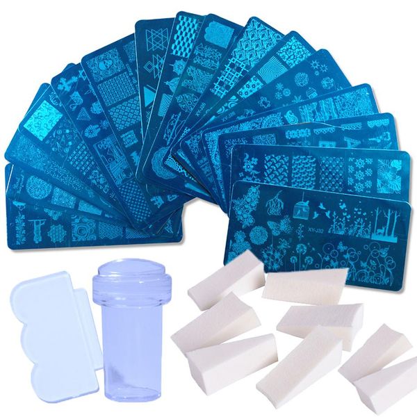 1 set nail art stamp plate leaf flower dreamcatcher snowflake geometry lace nail polish print jelly stamper scrapper tool sa804, White
1 set nail art stamp plate leaf flower dreamcatcher snowflake geometry lace nail polish print jelly stamper scrapper tool sa804, White