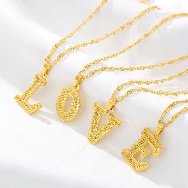 beautiful letter pendant necklace does not fade fashion gold color boudoir gift lovers necklace birthday gift, Silver
beautiful letter pendant necklace does not fade fashion gold color boudoir gift lovers necklace birthday gift, Silver