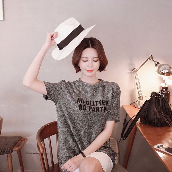 0l12s 2020 new style sleeve letter short clothest-shirt clothingloose korean summer v-neck women's large size women's clothing tre, White
0l12s 2020 new style sleeve letter short clothest-shirt clothingloose korean summer v-neck women's large size women's clothing tre, White
