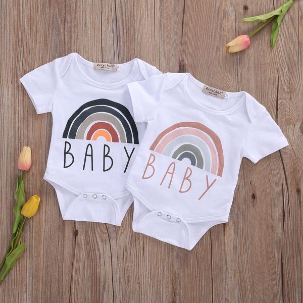 rompers baby & children's 0-18m born infant boy girls cotton bodysuit rainbow striped print short sleeve jumpsuit playsuit outfit, Blue
rompers baby & children's 0-18m born infant boy girls cotton bodysuit rainbow striped print short sleeve jumpsuit playsuit outfit, Blue