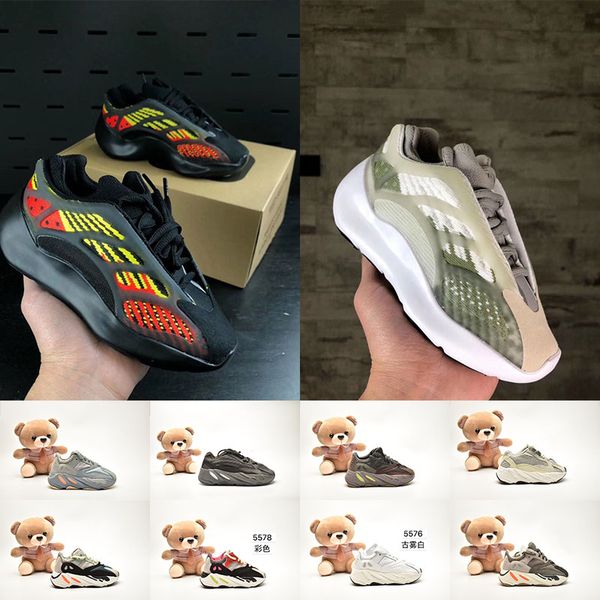 with box 2021 childrens kanye west 700 v3 azareth baby boy running shoes alvah azael 380 lmnte alien blue oat kids girls sneakers, Pink;yellow
with box 2021 childrens kanye west 700 v3 azareth baby boy running shoes alvah azael 380 lmnte alien blue oat kids girls sneakers, Pink;yellow