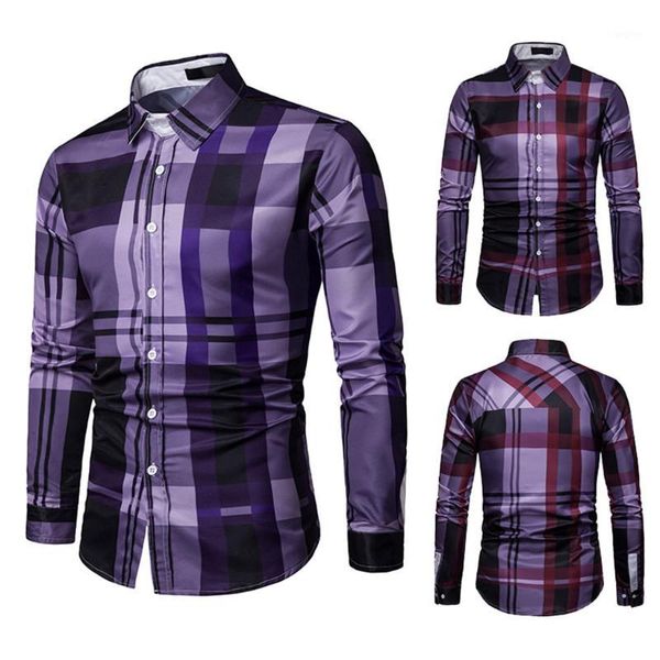 plaid shirt of men long sleeve lattice plaid painting patchwork large size blouse slim fit mens clothing brand shirt 20191, White;black
plaid shirt of men long sleeve lattice plaid painting patchwork large size blouse slim fit mens clothing brand shirt 20191, White;black