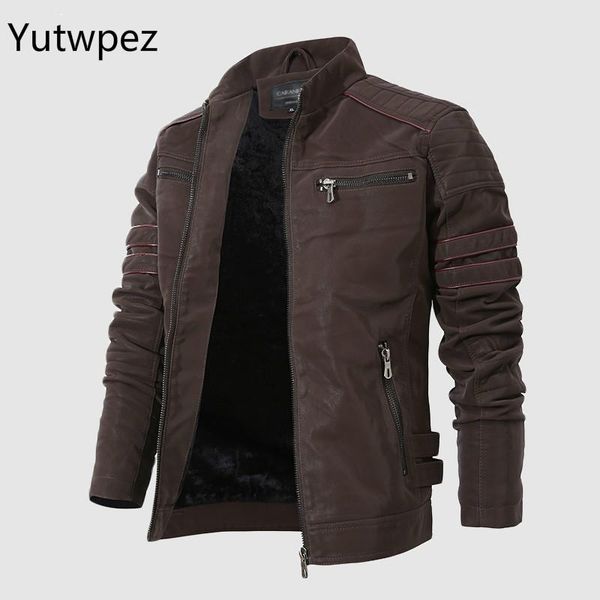 yutwpez мода зимнего кожаной куртки мужчина stand collar мотоцикл омывается ретро велюр кожаные куртки европейского размером мужских пальто, Black
yutwpez мода зимнего кожаной куртки мужчина stand collar мотоцикл омывается ретро велюр кожаные куртки европейского размером мужских пальто, Black