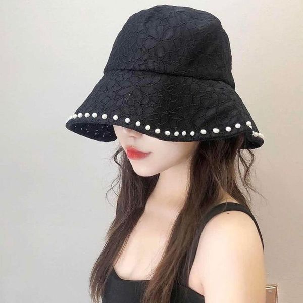 wide brim hats women's lace pattern pearl decoration fisherman hat fashion fabric female sun summer, Blue;gray
wide brim hats women's lace pattern pearl decoration fisherman hat fashion fabric female sun summer, Blue;gray
