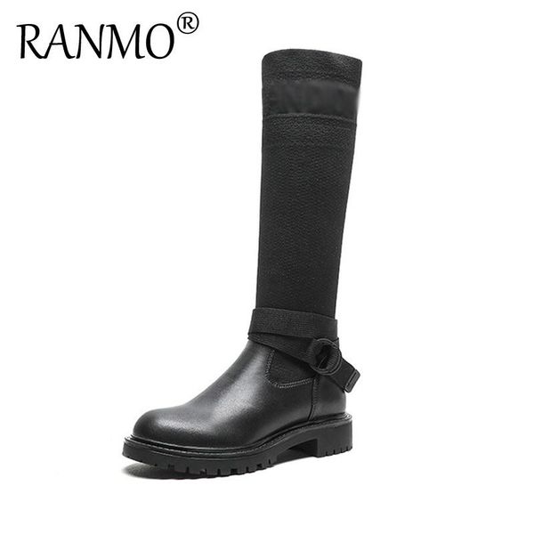 mid calf knight boots women real leather boots round toe flat heel boot autumn winter women slip on comfortable booties, Black
mid calf knight boots women real leather boots round toe flat heel boot autumn winter women slip on comfortable booties, Black