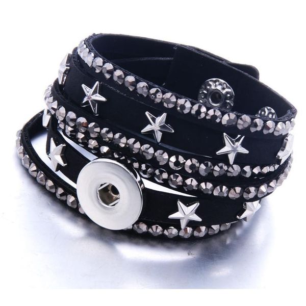 new star snap button jewelry leather 18mm snap button bracelet punk multilayer leather bracelet armband snaps jewe bbylgk, Golden;silver
new star snap button jewelry leather 18mm snap button bracelet punk multilayer leather bracelet armband snaps jewe bbylgk, Golden;silver