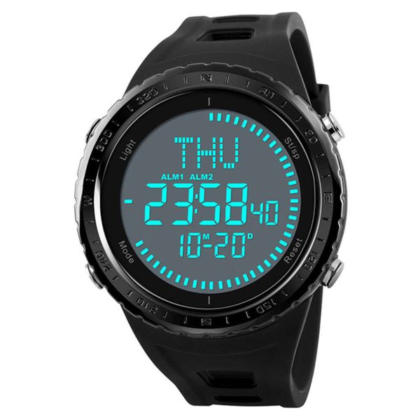 men's electronic compass multi function watch skmei outdoor sports watch student watch, Slivery;brown
men's electronic compass multi function watch skmei outdoor sports watch student watch, Slivery;brown