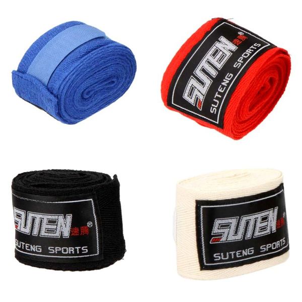 2pcs 100% cotton sports boxing gloves strap muay thai taekwondo boxing bandage hand gloves, Black;red
2pcs 100% cotton sports boxing gloves strap muay thai taekwondo boxing bandage hand gloves, Black;red
