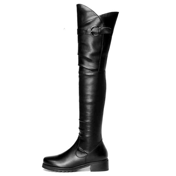 zip cow pleated women spring autumn long boot real leather pure color anti skid buckle flat over the knee boots zy171027 oqnn, Black
zip cow pleated women spring autumn long boot real leather pure color anti skid buckle flat over the knee boots zy171027 oqnn, Black