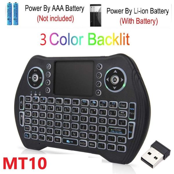 mt10 wireless keyboard russian english french spanish 3 colors backlit 2.4g wireless touchpad for android tv box air mouse
mt10 wireless keyboard russian english french spanish 3 colors backlit 2.4g wireless touchpad for android tv box air mouse