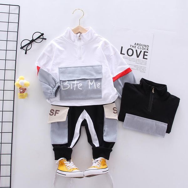 2020 children's wear children's sports suit spring and autumn casual stitching clothes kids jacket + pants sportswear clothes1, White
2020 children's wear children's sports suit spring and autumn casual stitching clothes kids jacket + pants sportswear clothes1, White