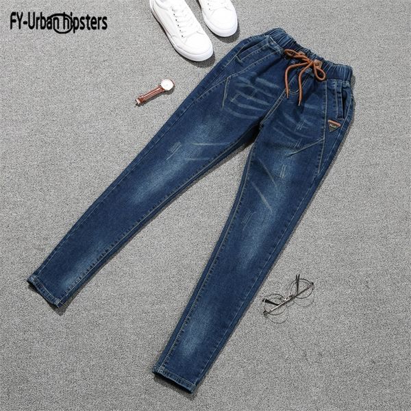 korean jeans woman lace up boyfriend jeans women harem pants stretch jeans femme long pants denim trousers women plus size 5xl 201030, Blue
korean jeans woman lace up boyfriend jeans women harem pants stretch jeans femme long pants denim trousers women plus size 5xl 201030, Blue