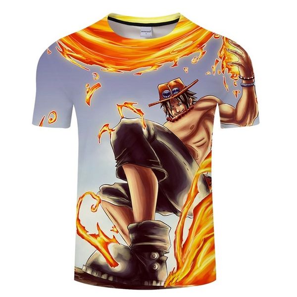 luffy one piece 3d print shirts horror funny graphic men clothing