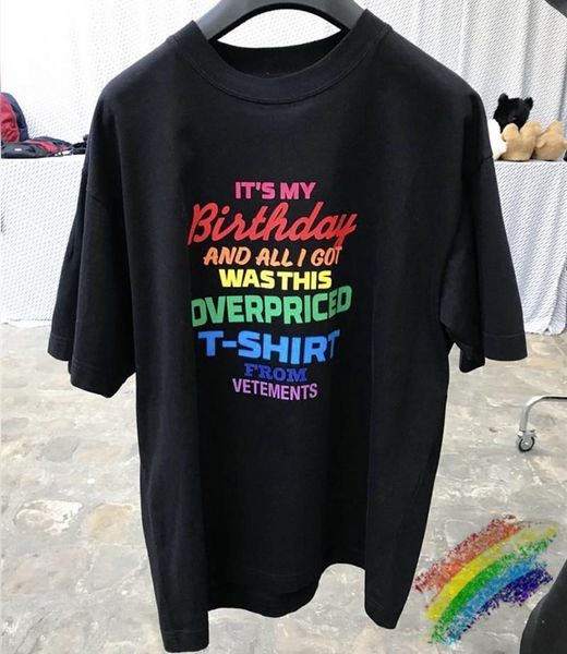 it is my birthday vetements t shirts women men 1:1 quality oversized tees mens colored candy vetements t shirt, White;black
it is my birthday vetements t shirts women men 1:1 quality oversized tees mens colored candy vetements t shirt, White;black
